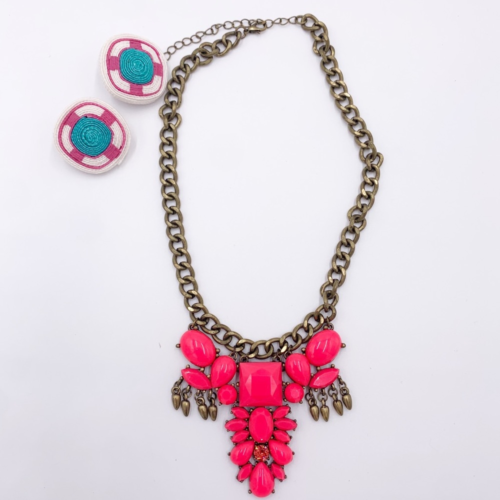 Necklace earrings Jewelry bundle